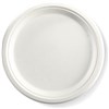 BIOPAK BIOCANE ROUND PLATE 250MM WHITE PACK 125