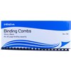 PLASTIC BINDING COMB ROUND 21 LOOP 10MM A4 BLACK BOX 100