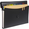 MARBIG EXPANDING FILE WITH 7 REMOVABLE POCKETS PP A4 BLACK