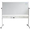 RAPIDLINE MOBILE PORCELAIN MAGNETIC WHITEBOARD 1200 X 900 X 15MM