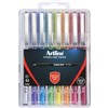 ARTLINE 200 FINELINER PEN 04MM BRIGHT ASSORTED HARD CASE PACK 8