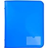 MARBIG ZIPPER BINDER 25MM 2D BLUE