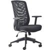 BURO MONDO GENE TASK CHAIR HIGH MESH BACK ARMS BLACK