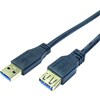COMSOL SUPERSPEED USB EXTENSION CABLE 30 A MALE TO A FEMALE 1M BLACK