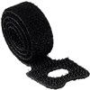 DURABLE CAVOLINE SELF GRIP CABLE MANAGEMENT TIE 200 X 10MM BLACK PACK 5