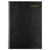 CUMBERLAND 42ECBK CASEBOUND DIARY 2 DAYS TO PAGE A4 BLACK