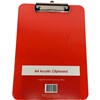 GNS CLIPBOARD ACRYLIC A4 RED