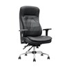 MONET ERGONOMIC CHAIR QUAD LEVER LEATHER BLACK 