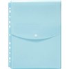 MARBIG BINDER WALLET TOP OPEN A4 PASTEL BLUE