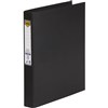 MARBIG LINEN RING BINDER PE 3D 25MM A4 BLACK