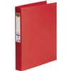 MARBIG LINEN RING BINDER PE 4D 25MM A4 RED