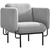 RAPIDLINE CAPRI LOUNGE CHAIR 1SEATER LIGHT GREY