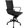 RAPIDLINE PU605M EXECUTIVE CHAIR MEDIUM BACK ARMS BLACK PU