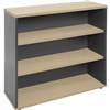 RAPID WORKER BOOKCASE 3 SHELF 900 X 315 X 900MM OAKIRONSTONE