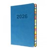 COLLINS RAINBOW EDGE ED153U57 DIARY WEEK TO VIEW A5 BLUE