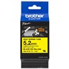 BROTHER HSE611E HEAT SHRINK TUBE LABELLING TAPE 52MM BLACK ON YELLOW