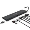 SIMPLECOM USBC MULTIPORT DOCKING STATION LAPTOP STAND DUAL HDMI 12IN1 BLACK