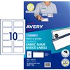 AVERY L7428 FABRIC NAME BADGE LABELS 88 X 52MM PACK 15