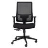 BURO MANTRA CHAIR MESH BACK WITH ARMS 645 X 585 X 1165MM BLACK