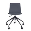 RAPIDLINE PIXEL SWIVEL 5 STAR BASE CHAIR  FRENCH NAVYBLACK
