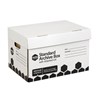 MARBIG ENVIRO ARCHIVE BOX ATTACHED LID WHITE 420 X 315 X 260MM