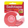 SELLOTAPE LABEL TAPE DISPENSER 18MM X15M