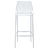 RAPIDLINE CAST HIGH STOOL 750MM WHITE