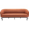 RAPIDLINE COSMOS LOUNGE CHAIR 3 SEATER RUST