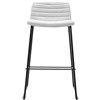 RAPIDLINE PIXEL COUNTER STOOL 630MM LIGHT GREYBLACK