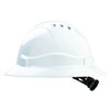 HARD HAT V6 VENTED FULL BRIM RATCHET HARNESS  WHITE