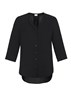 BIZ COLLECTION LILY WOMENS LONGLINE BLOUSE  BLACK  SIZE 22