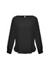 BIZ COLLECTION MADISON BOATNECK TOP  BLACK  SIZE 12