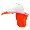 PRO V6 HARD HAT BRIM  PLASTIC  FLURO ORANGE