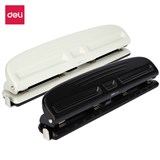DELI 4 HOLE PUNCH 12 SHEETS ASSORTED COLOURS