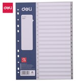 DELI INDEX DIVIDERS A4 AZ TAB GREY
