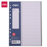 DELI A4 DIVIDERS 131 TAB GREY
