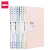 DELI A5 SPIRAL NOTEBOOK 80 SHEETS