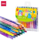 DELI TWISTABLE COLOUR CRAYONS PACK 24