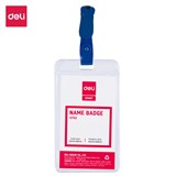 DELI ID POUCH SOFT PORTRAIT 62 X 109MM CLEAR PACK 10