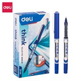 DELI THINK ROLLER PEN BULLET TIP 07MM BLUE EACH