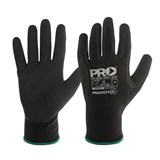 ASSASSIN 4121 NITRILE GRIP GLOVE  BLACK  SIZE 8MEDIUM