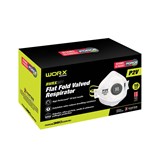 FORCE 360 P2 WITH VALVE FLAT FOLD DISPOSABLE RESPIRATOR MASK BOX 10