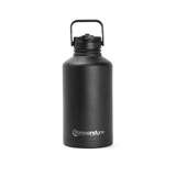 MOONDYNE 1950ML STAINLESS STEEL VACUUM INSULATED THERMAL BOTTLE  BLACK
