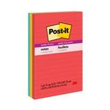 POSTIT 6603SSAN SUPER STICKY LINED NOTES 101 X 152MM ASSORTED MARRAKESH