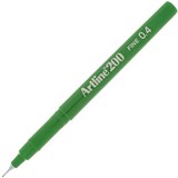 ARTLINE 200 FINELINER PEN 04MM GREEN BOX 12