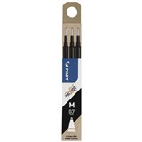 PILOT FRIXION ERASABLE GEL INK PEN REFILL 07MM BLACK 3 PACK