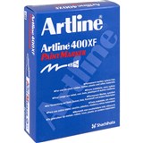 ARTLINE 400 PAINT MARKER BULLET 23MM BLACK BOX 12