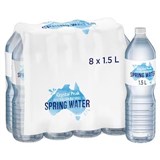 CRYSTAL PEAK SPRING DRINKING WATER 15 LITRE PACK 8