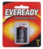 EVERYREADY SUPER HEAVY DUTY 9V BATTERY HANGSELL