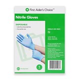 First Aiders Choice Disposable Nitrile Gloves  1 Pair